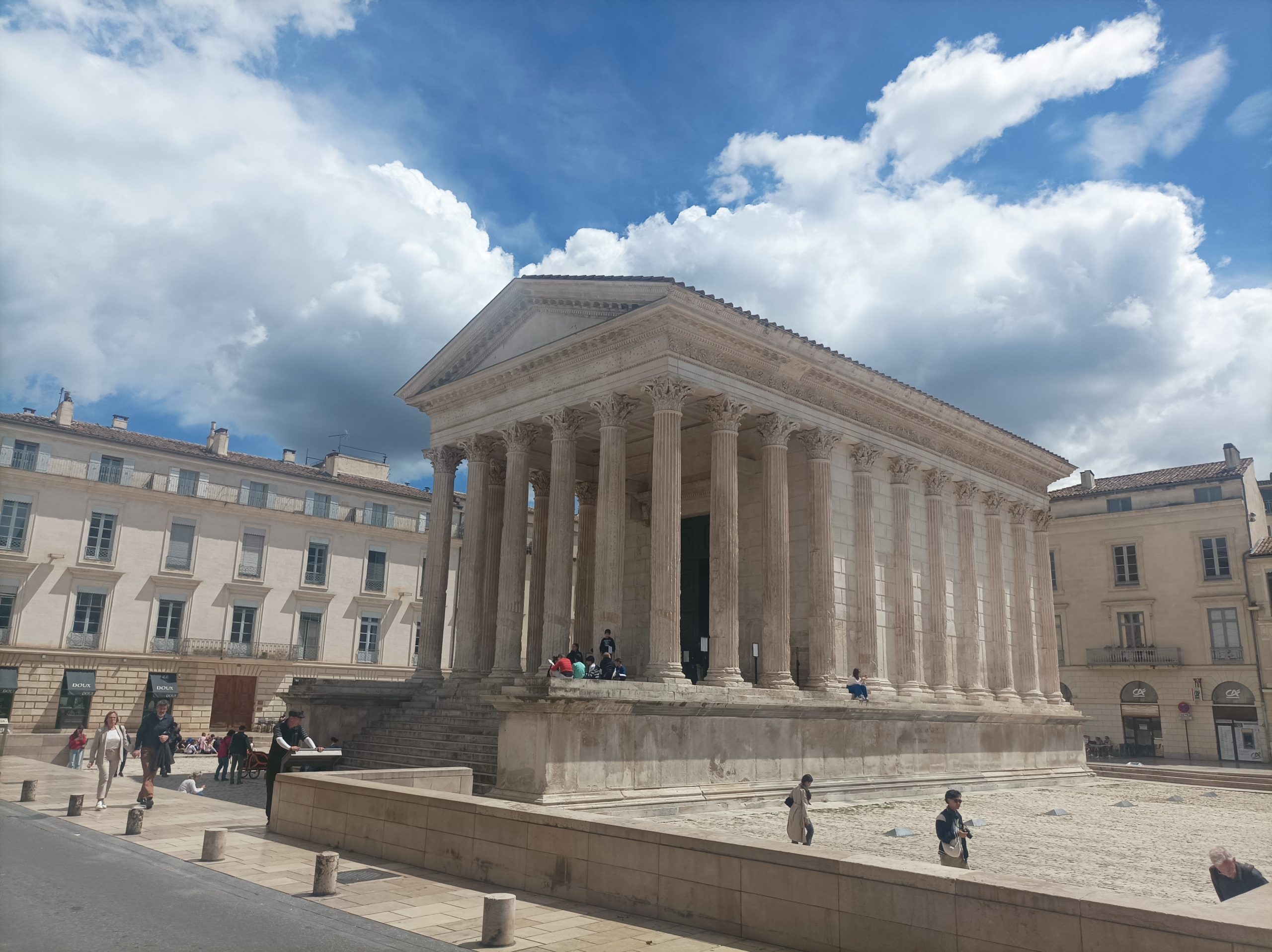 Guided tour in Nîmes, Romain Bouchaud