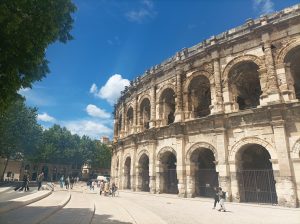 Guided tour in Nîmes, Romain Bouchaud