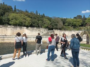 Guided tour in Nîmes, Romain Bouchaud