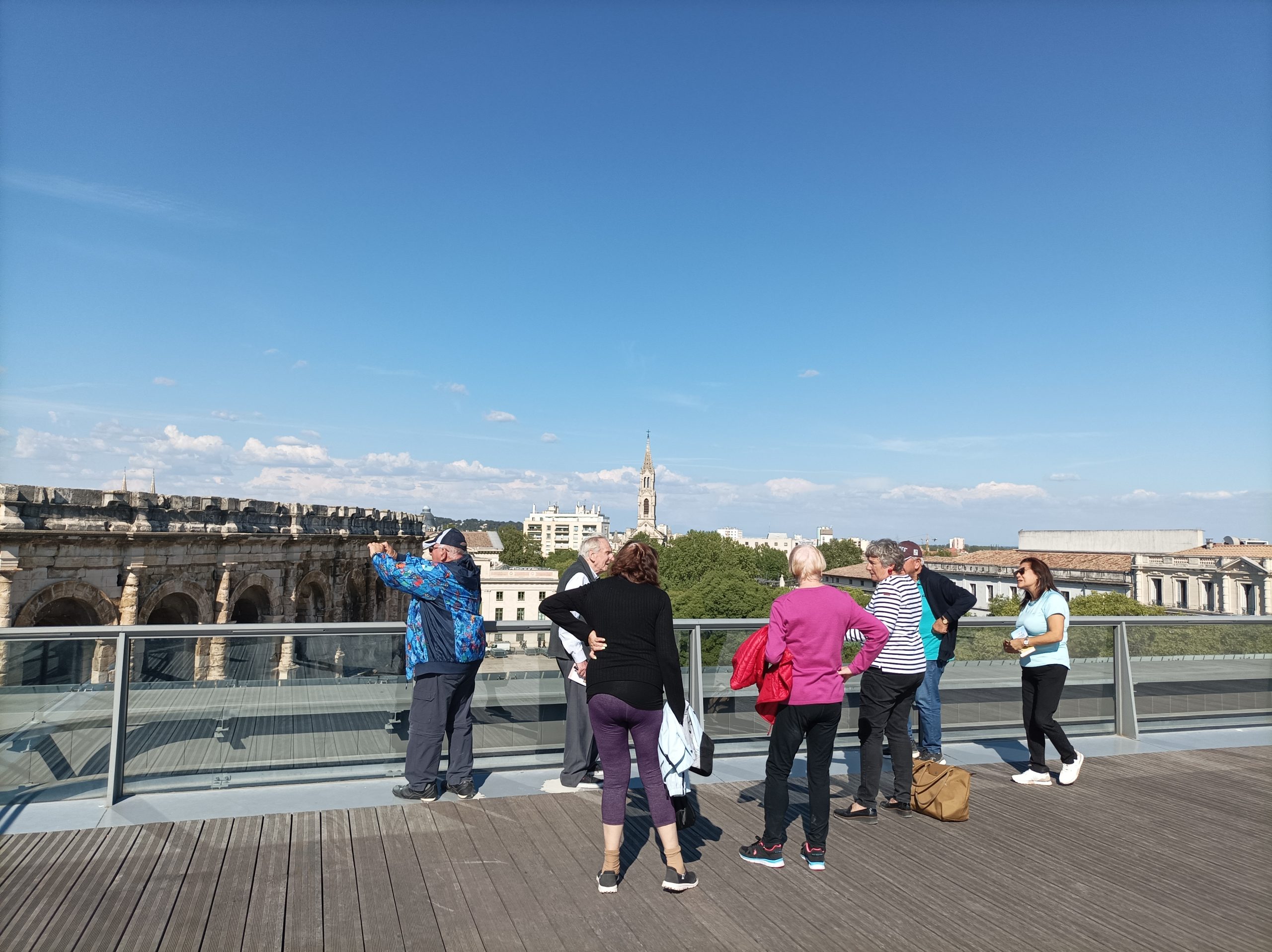 Guided tour in Nîmes, Romain Bouchaud