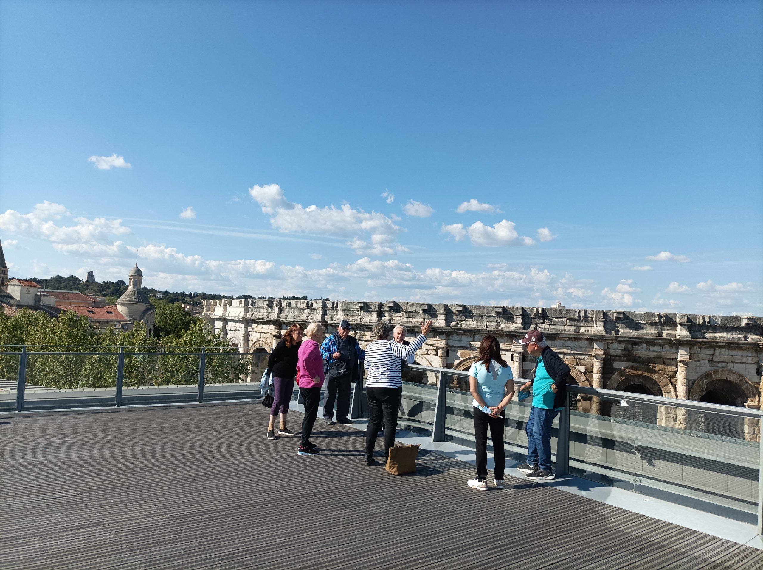Guided tour in Nîmes, Romain Bouchaud