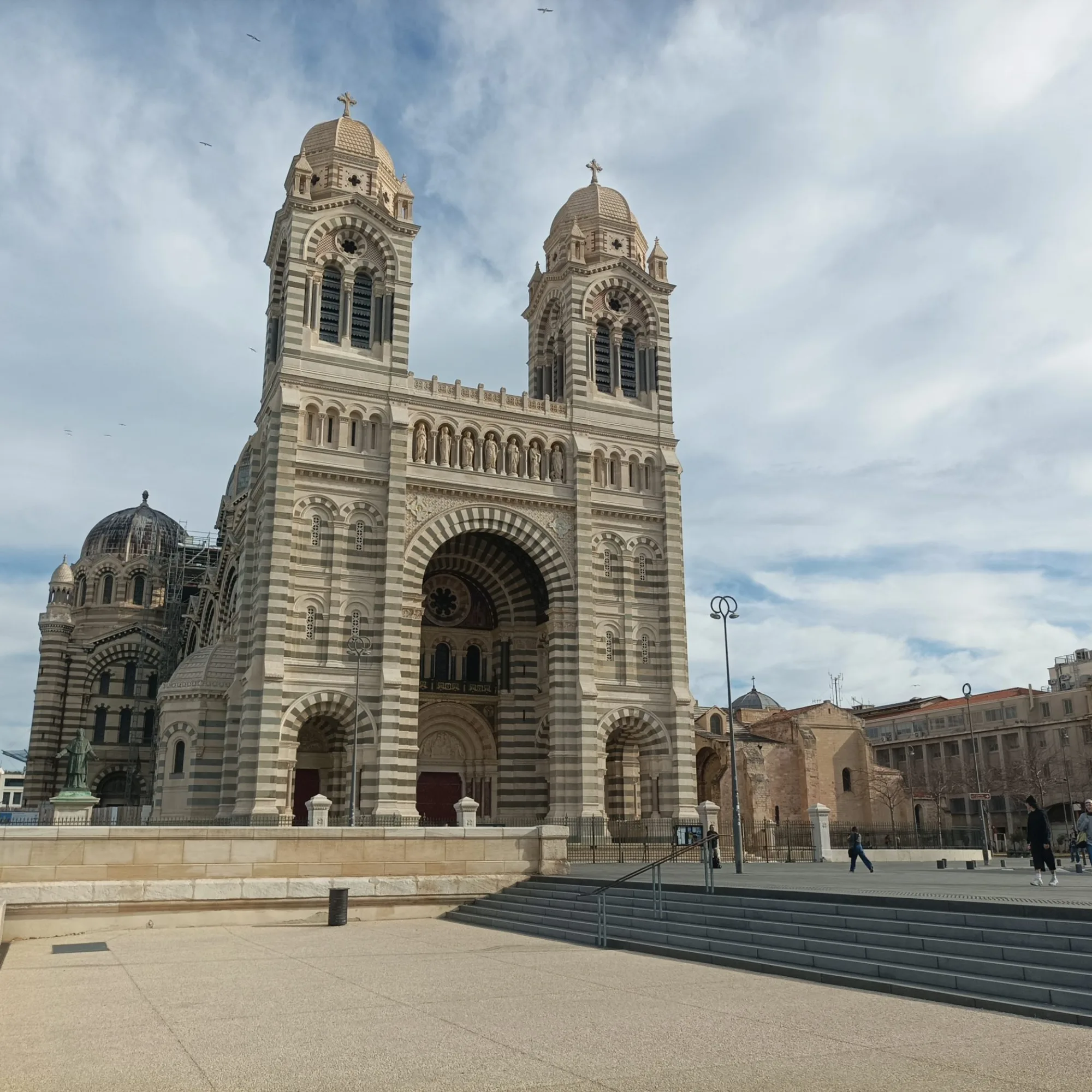 The cathedral of Marseille