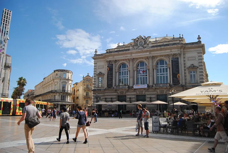 Guided tour in Montpellier, Romain Bouchaud