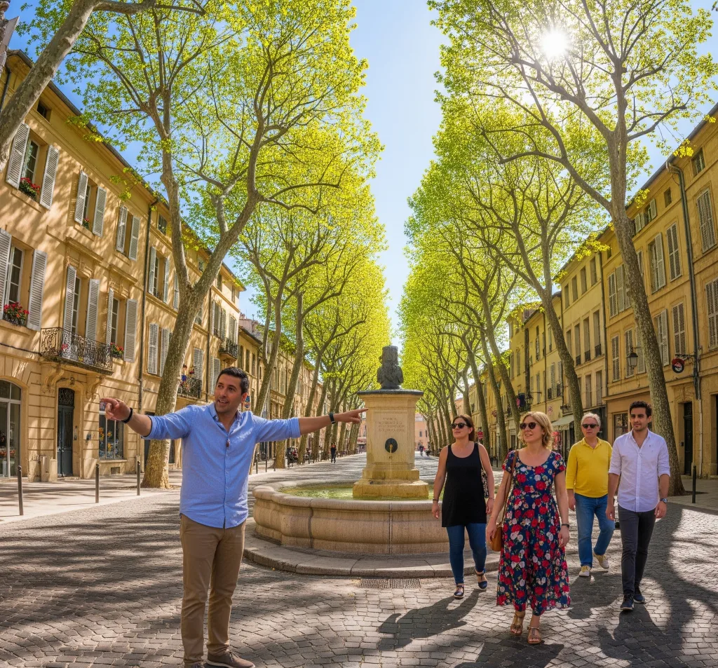 Guided tour in Aix-en-Provence