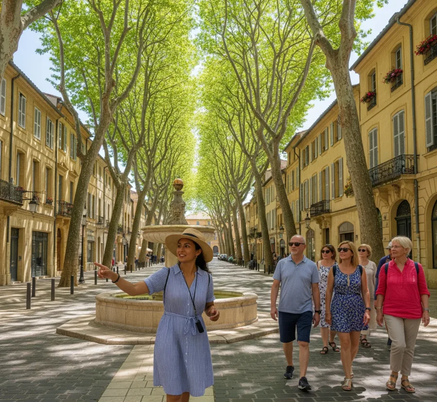 Guided tour in Aix-en-Provence