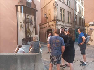 Guided tour in Lyon, Romain Bouchaud