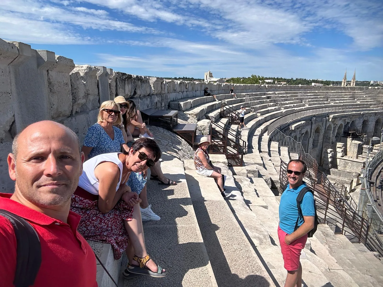 Guided tour in Nîmes, Romain Bouchaud
