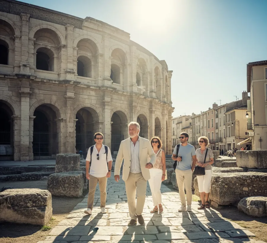 Guided tour in Arles