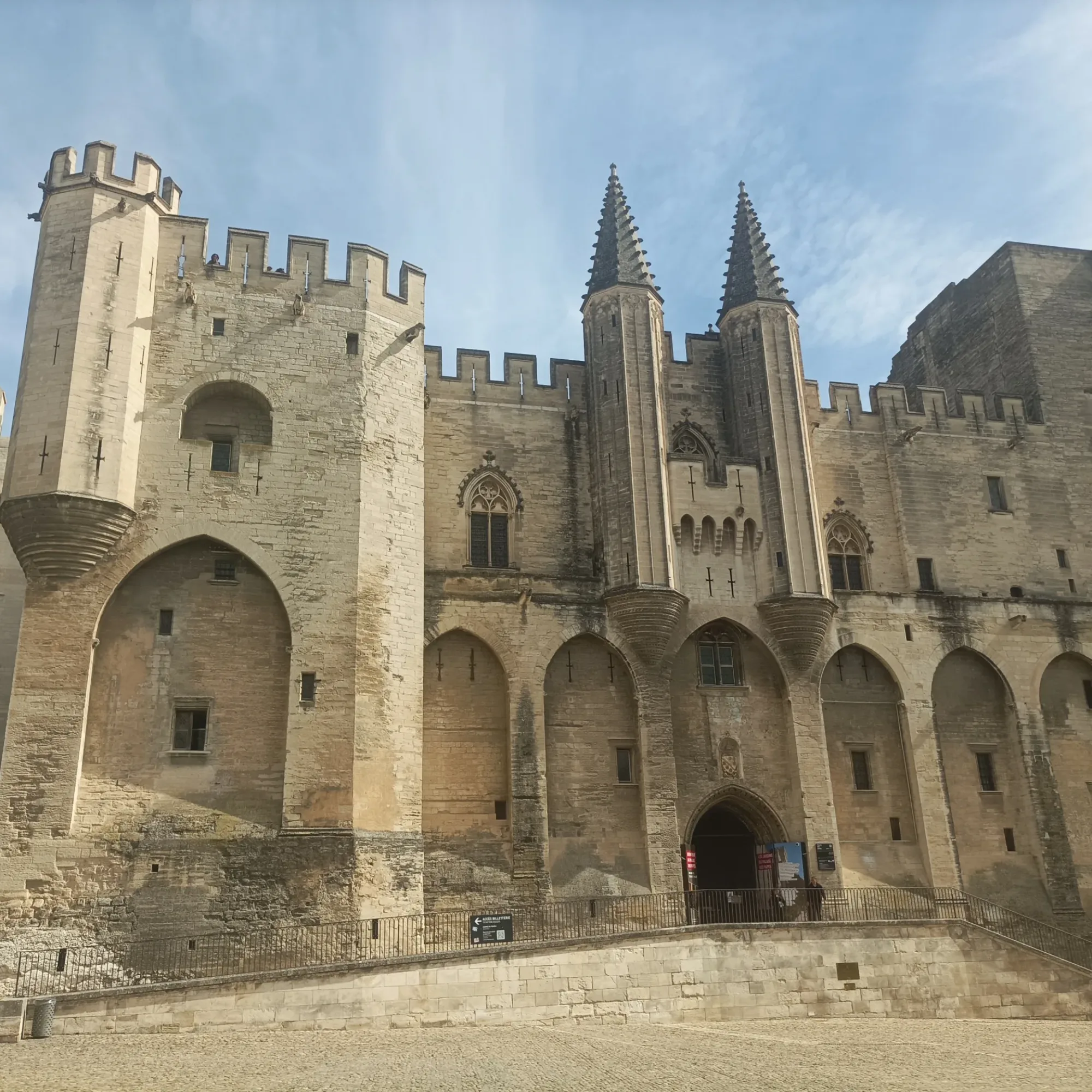 The Palace of the Popes in Avignon